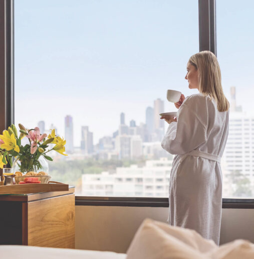 The image features a promotional offer encouraging direct booking with a hotel chain. It includes vibrant colors, a modern font style, and highlights benefits like exclusive offers and best rates.